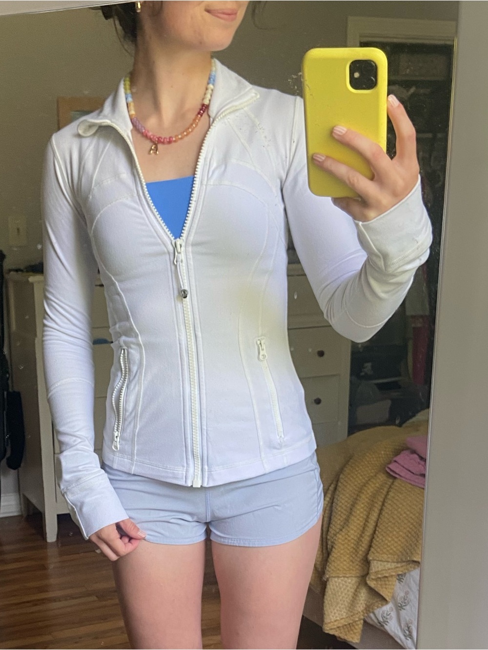 Lululemon White Define Jacket Size 2